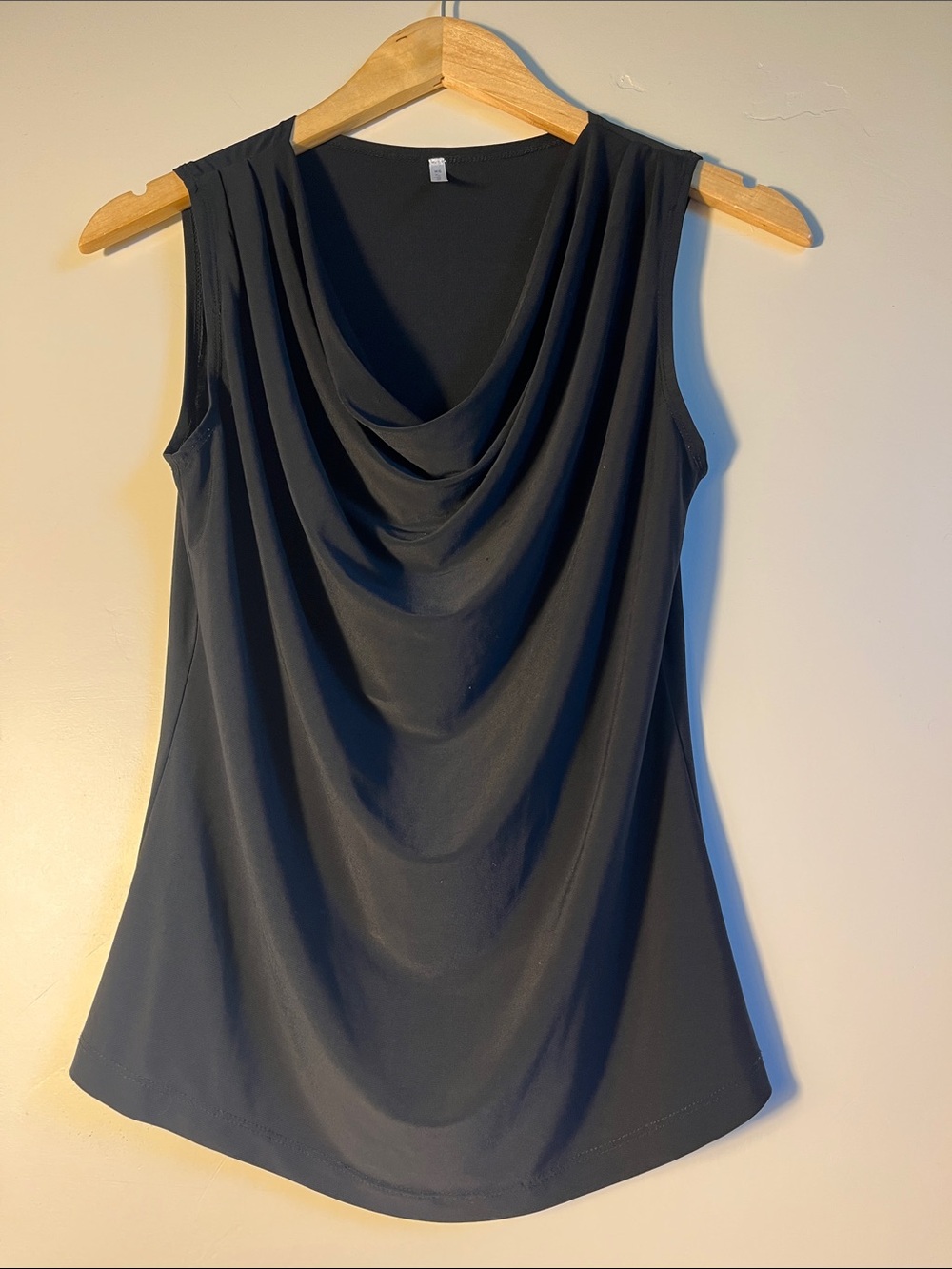 Passport Black Cowl Neck Sleeveless Camisole